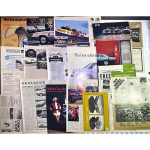 Ephemera 36+ Pages 4.7oz. Pictures Articles Car & Driver Magazine December 1982